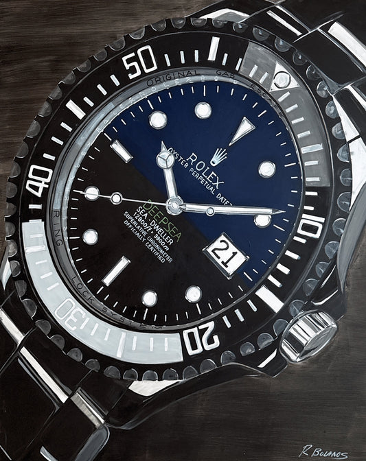 Black and Blue Deepsea