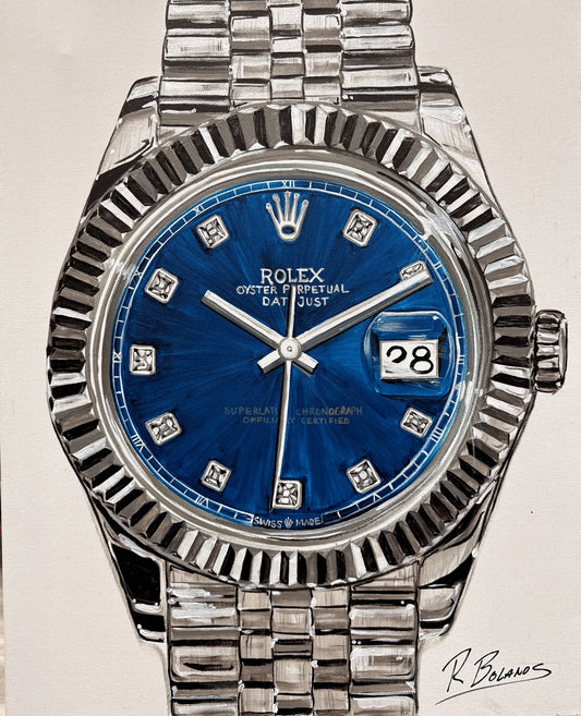 Blue and Diamond Datejust